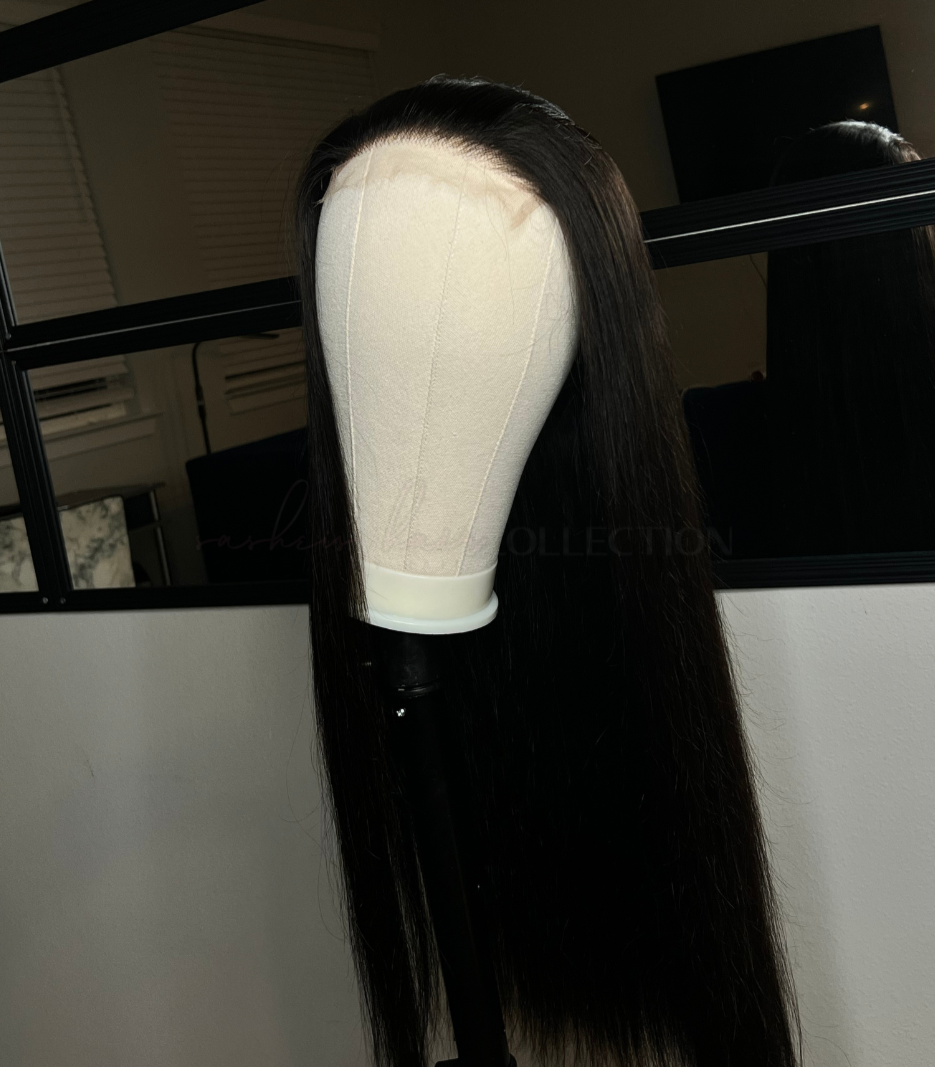 Virgin HD Closure Wig 200% Density