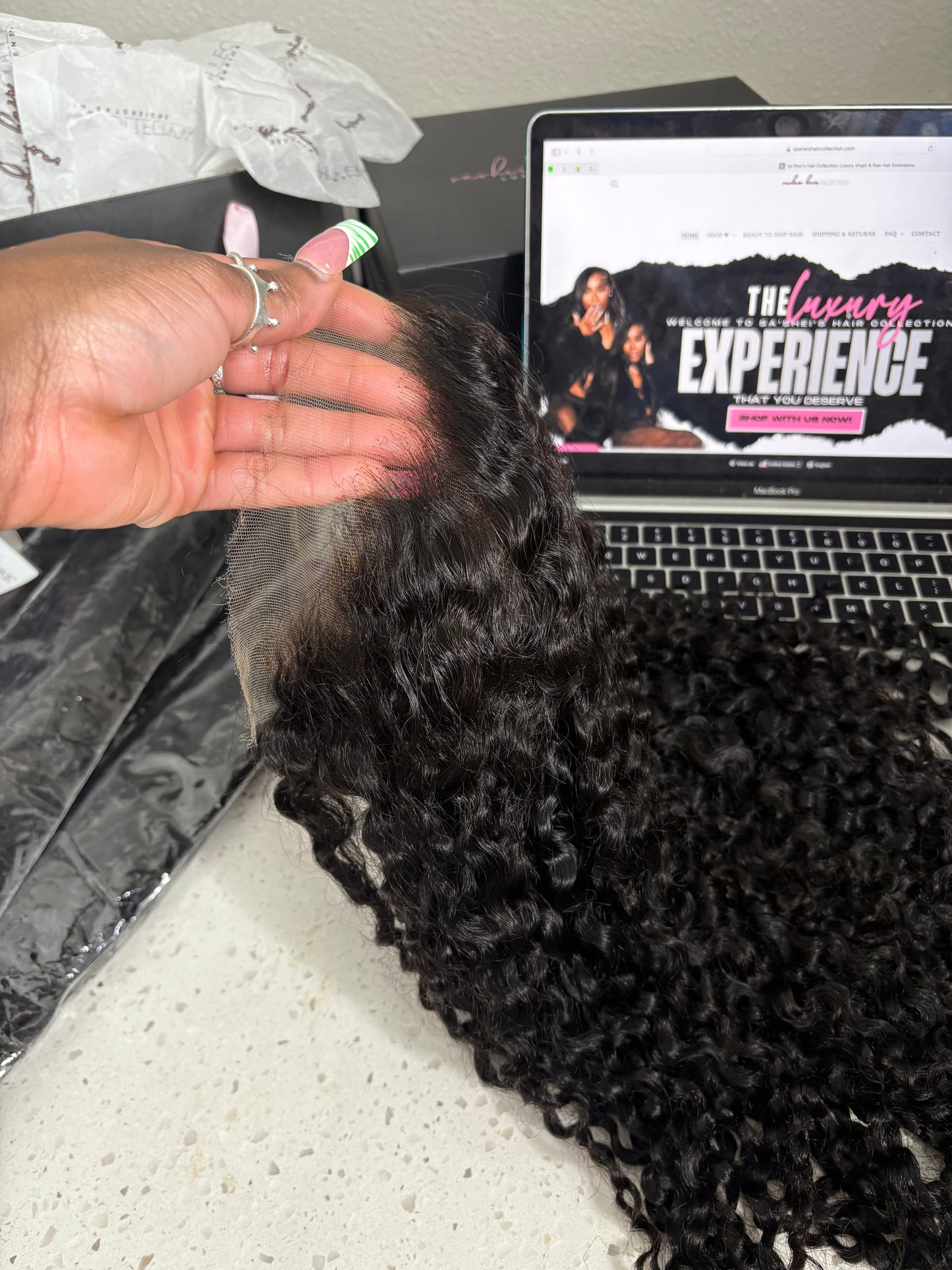 24" Burmese Curly 13x4 Frontal Wig (IN STOCK)