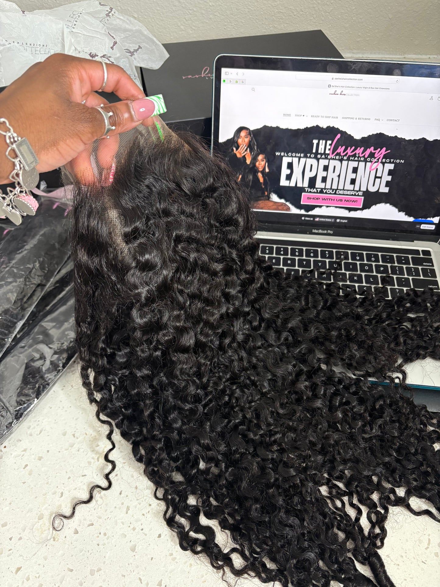 24" Burmese Curly 13x4 Frontal Wig (IN STOCK)