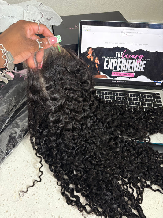 24" Burmese Curly 13x4 Frontal Wig (IN STOCK)